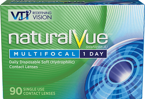 NaturalVue Multifocal 1 Day Contact Lenses Single Use Package of 90